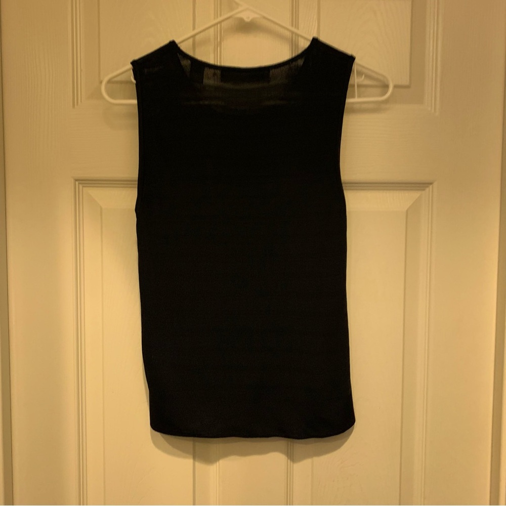 Valerie Stevens Navy Blue Tank Top - Picture 2 of 5